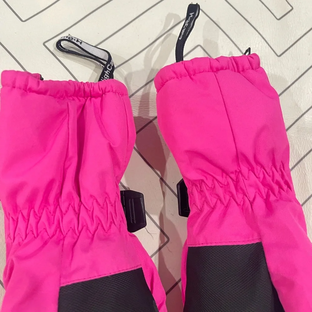 Pink Winter Mittens